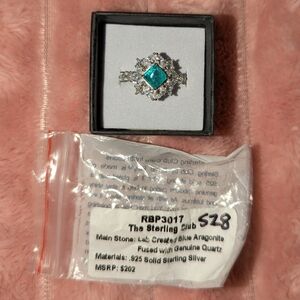 Ring Bomb Party Ring - The Sterling Club - Size 8 - BRAND NEW